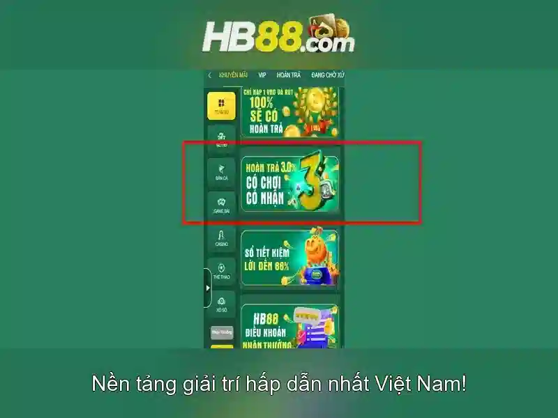 HB88 – Trải Nghiệm Game Slot Đỉnh Cao Tại hb88 Game