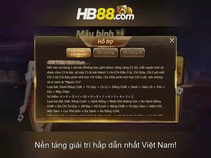 Giao diện ứng dụng HB88 Android